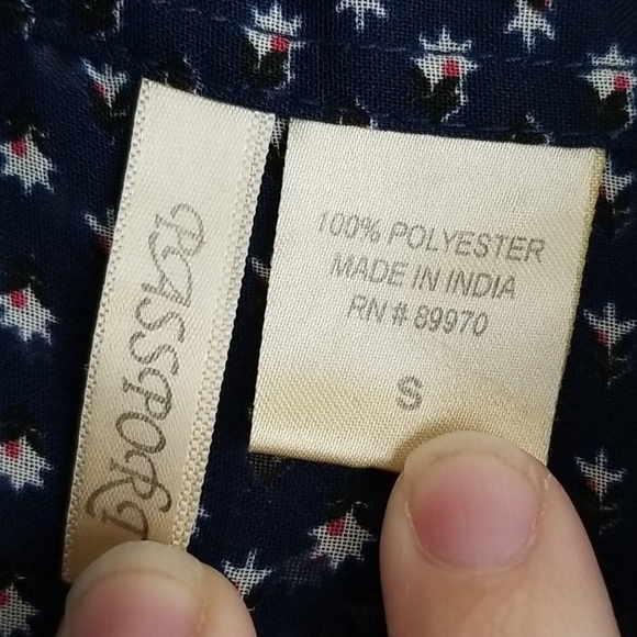 Passport Women's Sheer Blouse - Picture 6 of 7